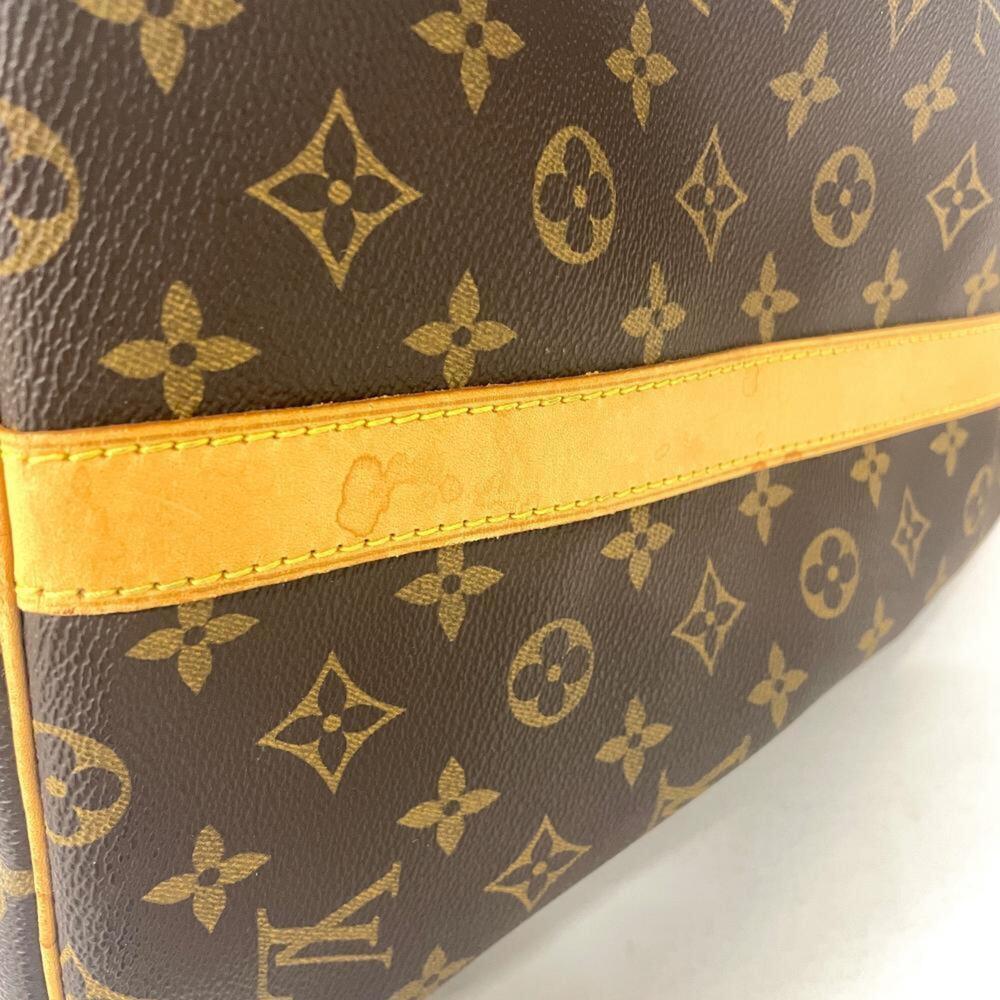 LOUIS VUITTON Brown Monogram Leather Keepall 60 Boston Bag - Picture 6 of 9
